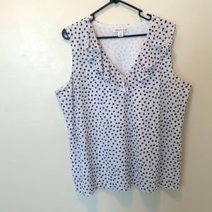 Cold water creek short sleeve women blouse